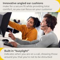 Jabra Engage 50 II On Ear headset Kabel Stereo Zwart Telefoon - thumbnail