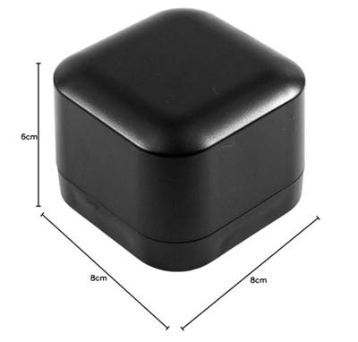 Hammond Electronics 1557BA2BK Universele behuizing 80 x 80 x 60 Polycarbonaat Zwart 1 stuk(s)