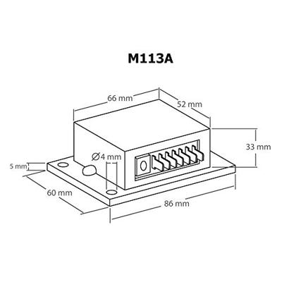 Kemo M113A Tijdrelais Module 2 s - 23 min.