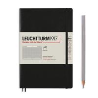 Leuchtturm Black, Softcover, Composition (B5), 123 p., squared - thumbnail