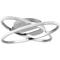 LED Plafondlamp 27W - Dimbaar Chroom - Natuurlijk Wit 4000K - thumbnail