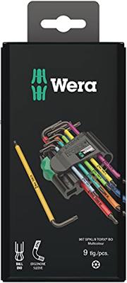 Wera Inbussleutelset TORX 967/9 TX BO Multicolour 1 SB schroevendraaier Wera Inbussleutelset TORX 967/9 TX BO Multicolour 1 SB schroevendraaier