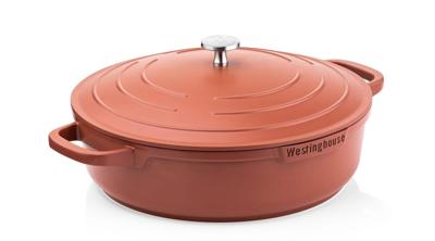 Westinghouse Performance Series Hapjespan Inductie - 32cm Sauteerpan - Oven Geschikt - Rood Westinghouse Performance Series Hapjespan Inductie - 32cm Sauteerpan - Oven Geschikt - Rood
