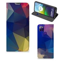 Motorola Moto G9 Power Stand Case Polygon Dark - thumbnail