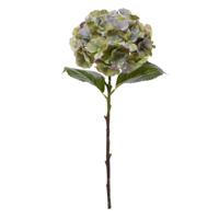 Hortensia kunstbloem 50cm groen - thumbnail