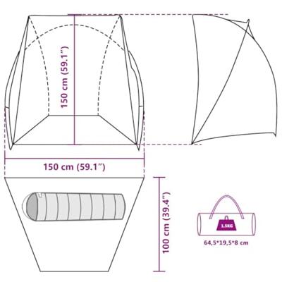 VidaXL Vistent waterdicht bruin
