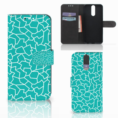 Huawei Mate 10 Lite Hoesje Cracks Blue