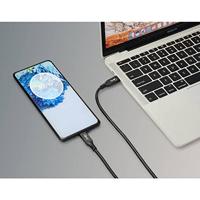 Renkforce RF-4870098 USB-kabel USB 4.0 USB-C 0.80 m Zwart Aluminium-stekker - thumbnail