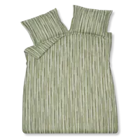 Vandyck Vandyck Morning Matcha Dekbedovertrek 1-persoons (140x200/220) smoke green - thumbnail