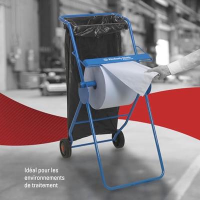 Kimberly-Clark Doekje | L380xB235ca. mm | blauw | 2 laags | 500 doeken / wiel - 7300 - 7300