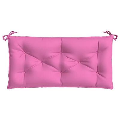 VidaXL Tuinbankkussens 2 st 100x50x7 cm stof roze VidaXL Tuinbankkussens 2 st 100x50x7 cm stof roze