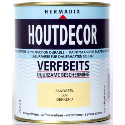 Hermadix Houtdecor Verfbeits - Zand Geel
