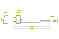 Schellenberg TWIN 300 60820 Draaideuraandrijving 2000 N - thumbnail
