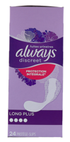 Always Discreet Incontinentie Inlegkruisjes Long Plus - thumbnail