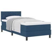 Boxspringbed met Matras Blauw 100x200 cm Stof - thumbnail