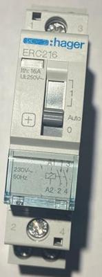 Hager ERC216 Schakelrelais 16 A 230 V 1 stuk(s) Hager ERC216 Schakelrelais 16 A 230 V 1 stuk(s)
