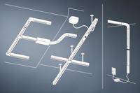 Paulmann Panel Loop 230V-railsysteem lamp URail LED vast ingebouwd 7 W LED Zwart (mat), Chroom - thumbnail