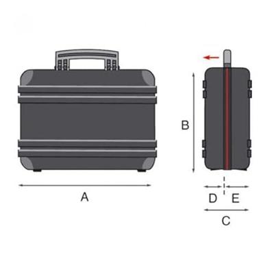 GT-Line Bomber 170 PEL | Gereedschapskoffer - BOMBER-170-PEL GT-Line Bomber 170 PEL | Gereedschapskoffer - BOMBER-170-PEL
