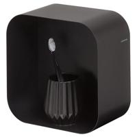 Sealskin Brix Wandkubus klein Metaal Zwart 362474219 - thumbnail