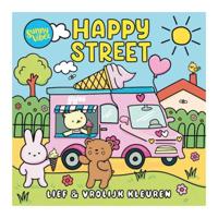 Lantaarn Publishers Kleurboek sunny vibes - happy street - thumbnail