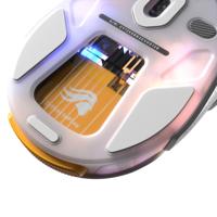 Glorious Gaming - draadloze gamingmuis Model O3 - Uitwisselbaar InfinitePlay-batterijsysteem, 8k polling, 130M click optische schakelaars, licht gewicht van 66 g, 30K DPI optische sensor, RGB - Wit - thumbnail