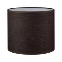 Lampenkap cilinder | rond | canvas | stoffen lampenkap | cilinderkap | Ø20cm H17cm | kastanje | bruin - thumbnail