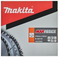 Makita Accessoires Cirkelzaagblad Hout | Makforce 270x30x2,6 24T 20g - B-32172 - B-32172 - thumbnail