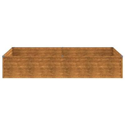 Plantenbak verhoogd 195x100x36 cm cortenstaal