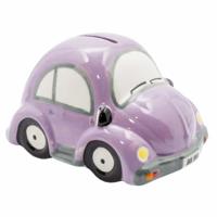 Spaarpot Kever Paars Keramiek - thumbnail