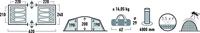 High Peak Tauris 6 tent - thumbnail