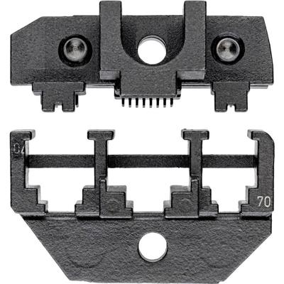 Knipex 97 49 70 Krimpinzetstuk Modulaire stekkers (western) RJ10, RJ11, RJ12, RJ45 Geschikt voor merk Knipex 97 43 200, 97 43 E, 97 43 E AUS, 97 43 E UK, 97 43
