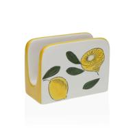 Servethouder Versa Keramisch 5 x 8 x 11 cm Citroen - thumbnail