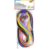 Scoubidoo touwtjes folia 100cm 100st ass kleuren | 20 stuks - thumbnail