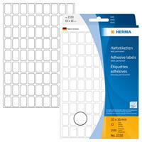 HERMA Universele etiketten 10x16mm wit voor handmatige opschriften 2592 St. - thumbnail