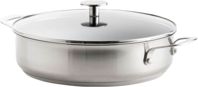 KitchenAid Stainless Steel Hapjespan met Deksel Ø 28 cm