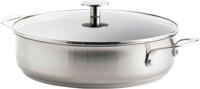 KitchenAid Stainless Steel Hapjespan met Deksel Ø 28 cm - thumbnail