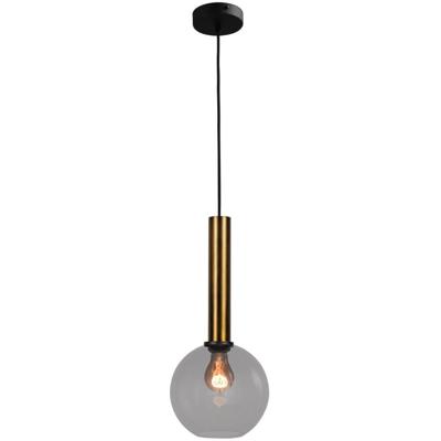 Masterlight Hanglamp Ø 20cmBella 2 Antiek messing met smoke glas - 2980-10-05-20