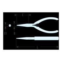Facom tang met smalle bekken l140mm - 432.LMT - thumbnail