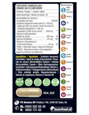 Lucovitaal Scutellaria 2000mg Capsules