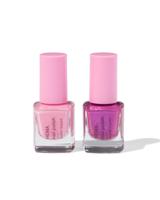 HEMA Kindernagellak op waterbasis roze-paars - 2 stuks - thumbnail