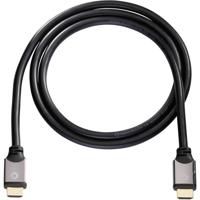 Oehlbach HDMI Aansluitkabel HDMI-A-stekker, HDMI-A-stekker 10.00 m Zwart 92458 4K UHD, Audio Return Channel (ARC), Vergulde steekcontacten HDMI-kabel - thumbnail