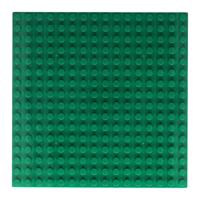 Bouwplaat Groen - 25,5x25,5cm - thumbnail
