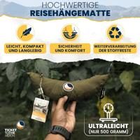 Ticket To The Moon TMC24 hangmat 1 persoon/personen Nylon Groen - thumbnail