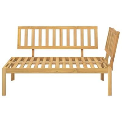 Tuinhoekbank pallet massief acaciahout
