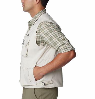 Columbia Silver Ridge™ Utility Vest Heren Dark Stone, White S