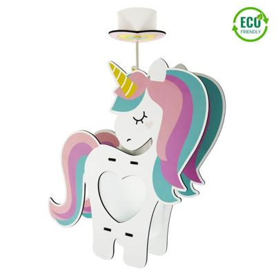 Dalber Kinderkamer hanglampUnicorns zwart met wit venster - 41597