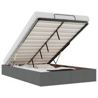 Bedframe zonder matras 120x190 cm stof donkergrijs - thumbnail