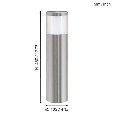 Eglo Led tuinlampBasalgo 1 rvs - 94278