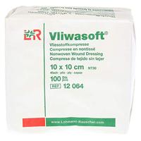 Lohmann & Rauscher Vliwasoft Kompres 10x10cm - thumbnail