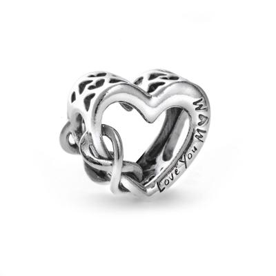 Pandora 798825C00 Bedel zilver Love You Mum Infinity Heart
